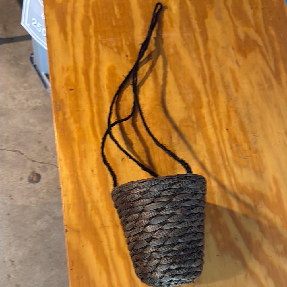 Woven Basket Plant Hanger
